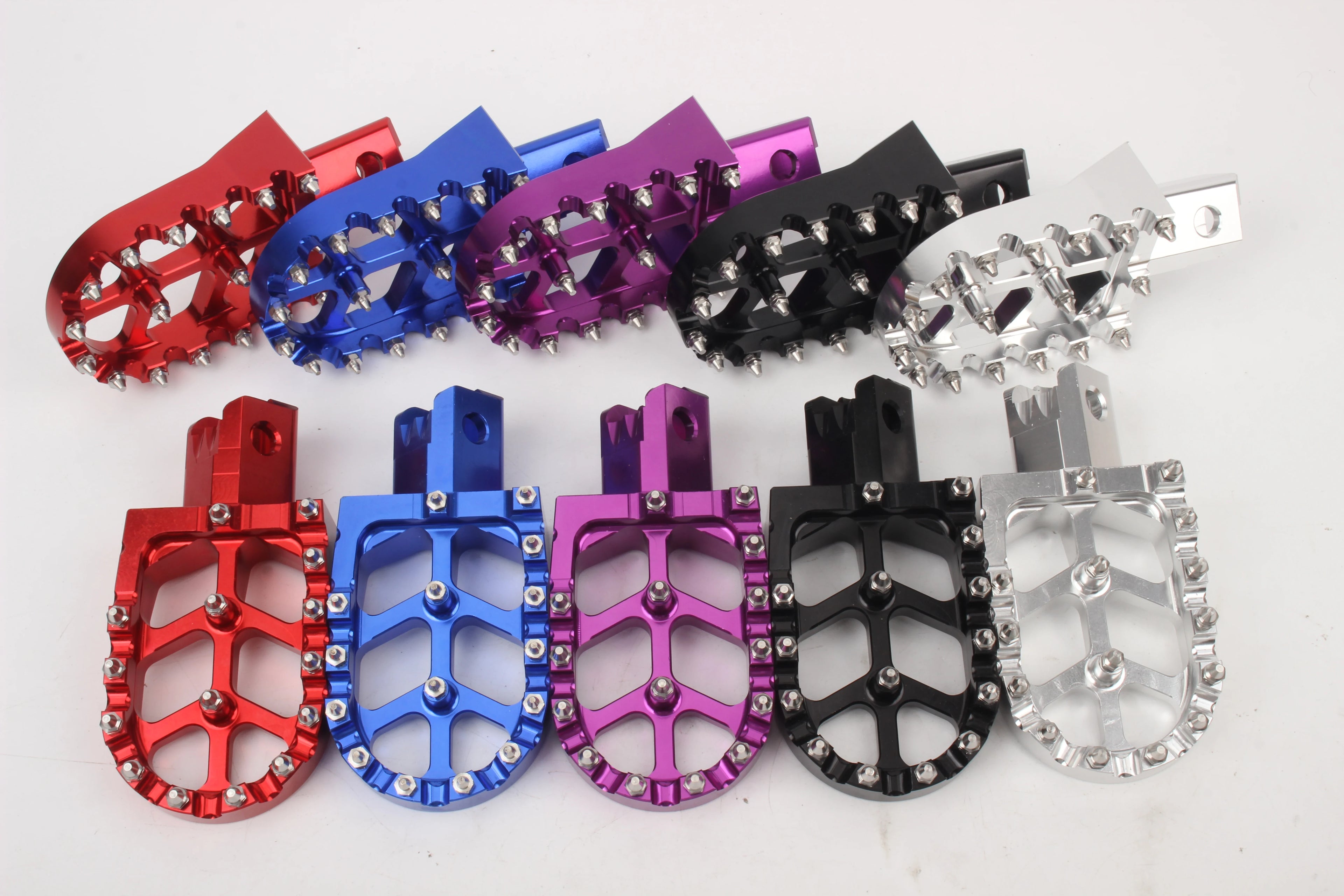 Motorcycle CNC Foot Pegs Pedal Anti-Slip Stud Footrest Aluminum Accessories For Honda CRF50 CRF70 CRF110 CRF125 CRF XR 50 70 110