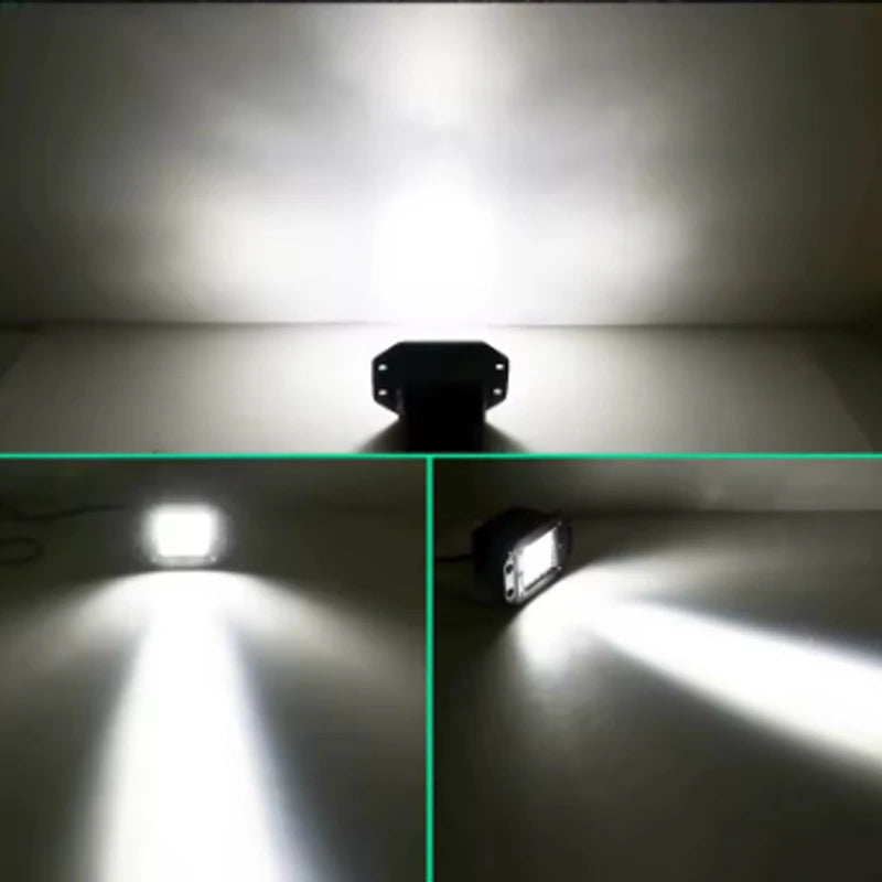 5Inch Flush Mount LED Work Light Bar Spot Beam 40W For off Road Car Truck ATV Jeep Headlight 12V 24V