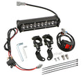 60W Motocross LED Light Bar Kit with Mounting Bracket Switch Wiring for CRF250F CRF110 TTR110 YZF250 RM KX SSR SDG Dirt Pit Bike