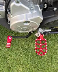 Motorcycle CNC Foot Pegs Pedal Anti-Slip Stud Footrest Aluminum Accessories For Honda CRF50 CRF70 CRF110 CRF125 CRF XR 50 70 110