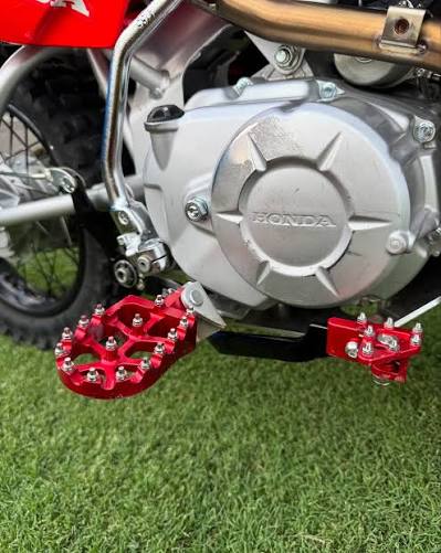 Motorcycle CNC Foot Pegs Pedal Anti-Slip Stud Footrest Aluminum Accessories For Honda CRF50 CRF70 CRF110 CRF125 CRF XR 50 70 110